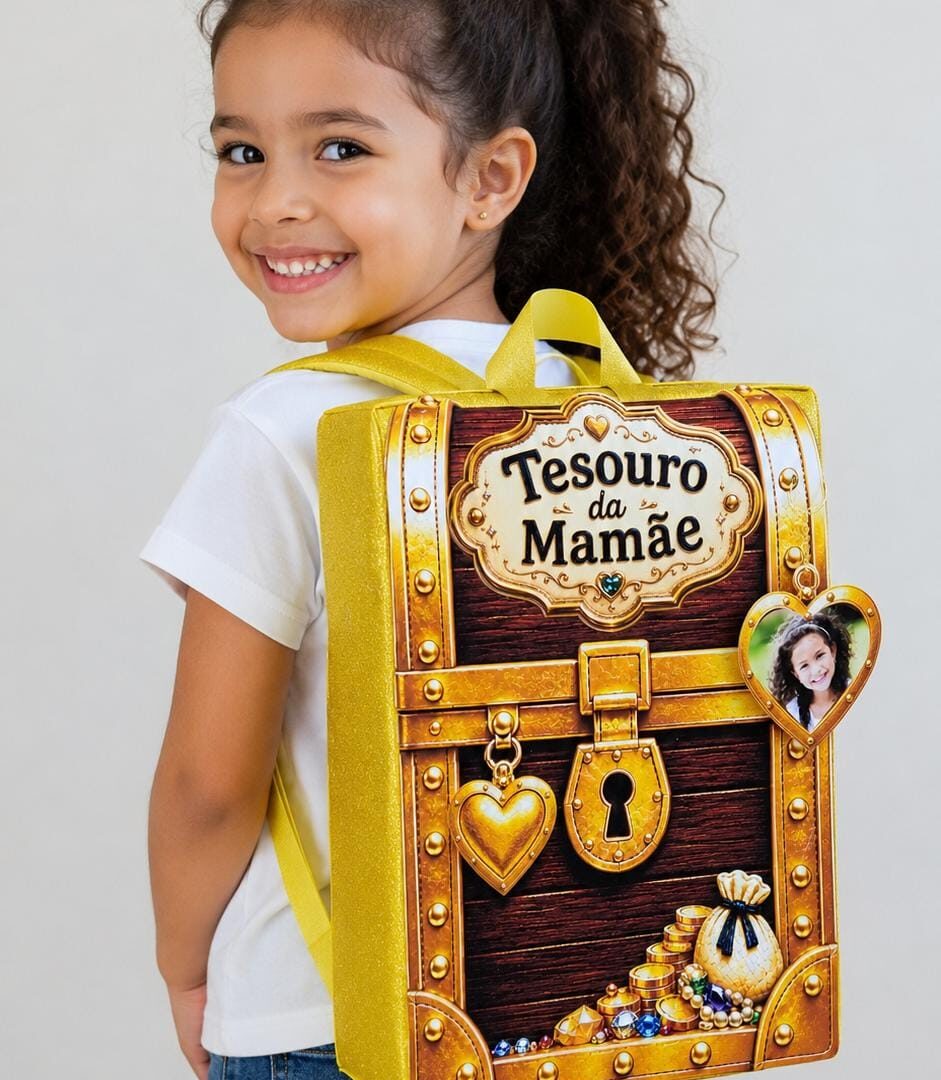 MOCHILA MALUCA TESOURO DA MAMÃE