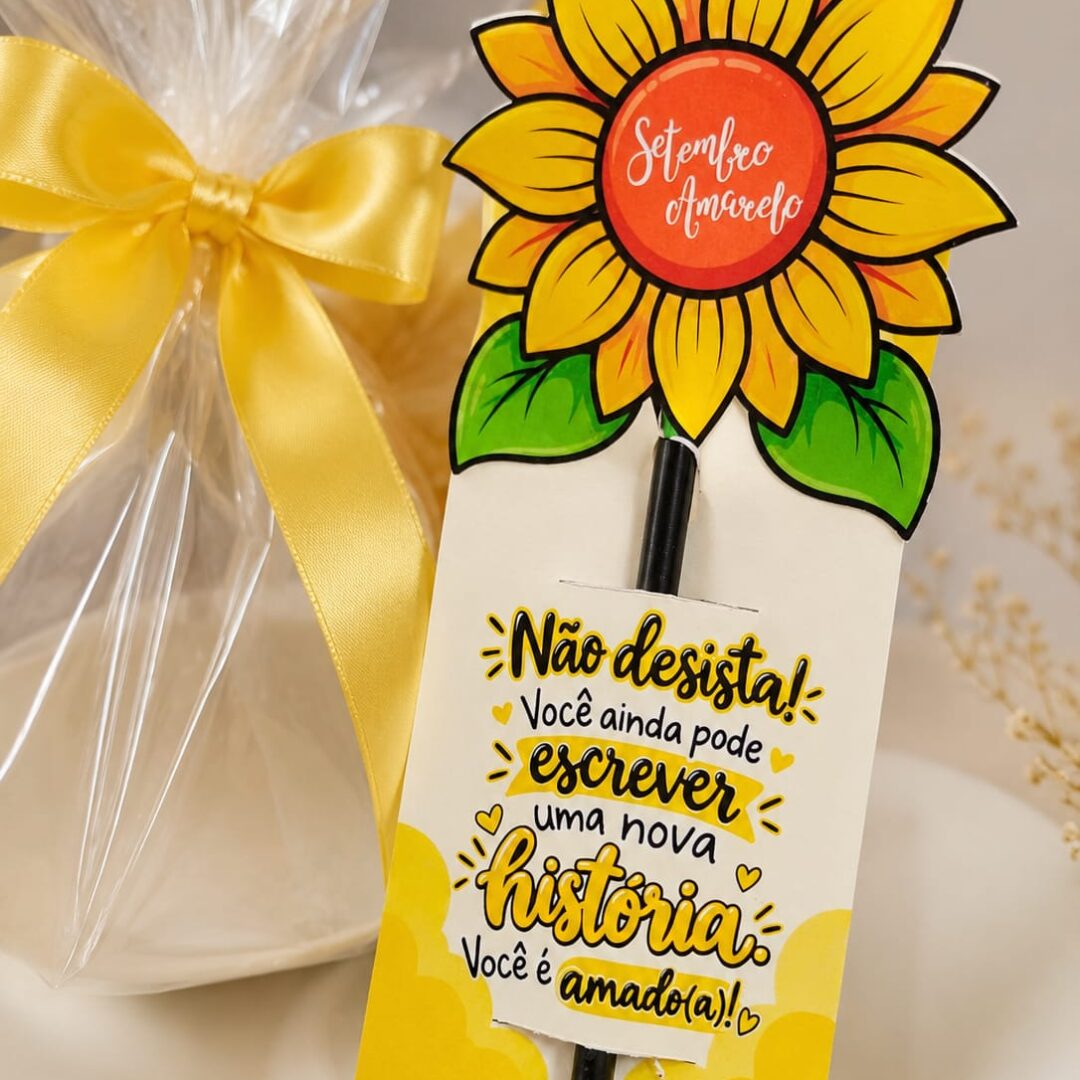 Tag para Caneta/Lápis – Setembro Amarelo