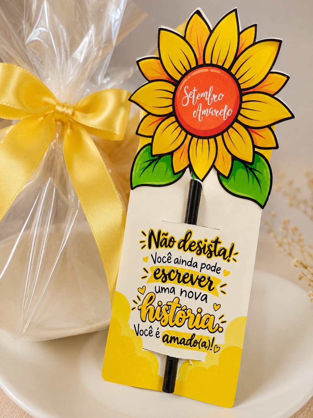 Tag para Caneta/Lápis – Setembro Amarelo