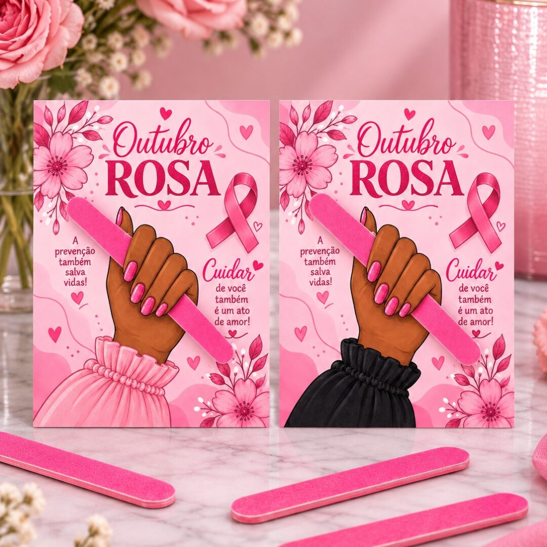 TAG OUTUBRO ROSA PARA MINI LIXAS