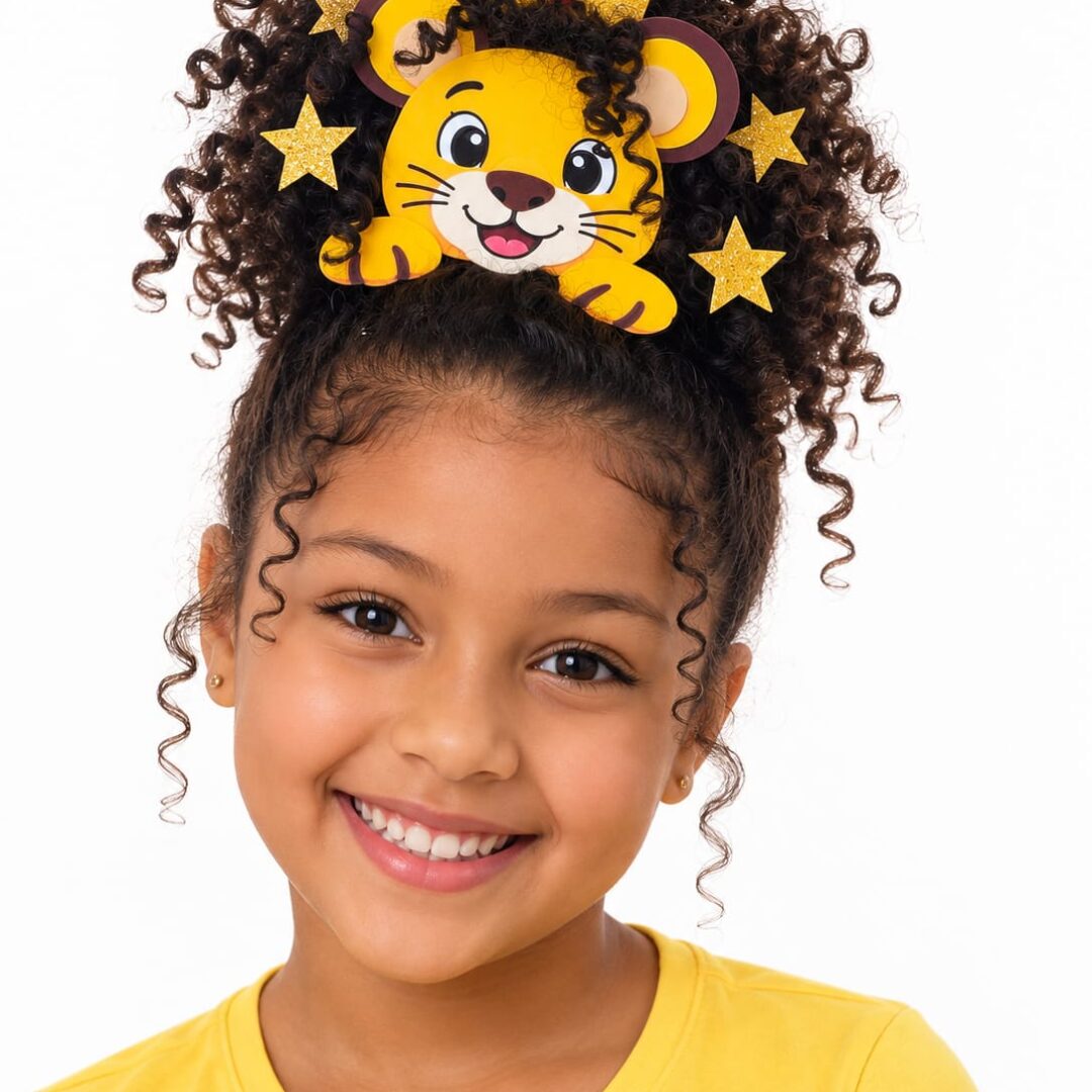 CABELO CRIATIVO REI LEÃO