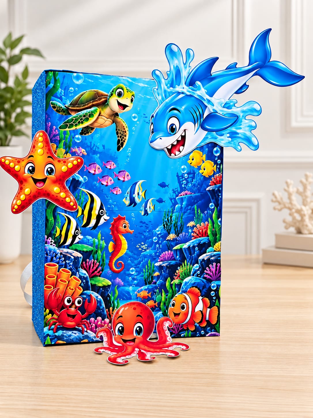 MOCHILA MALUCA FUNDO DO MAR - Imagem 6