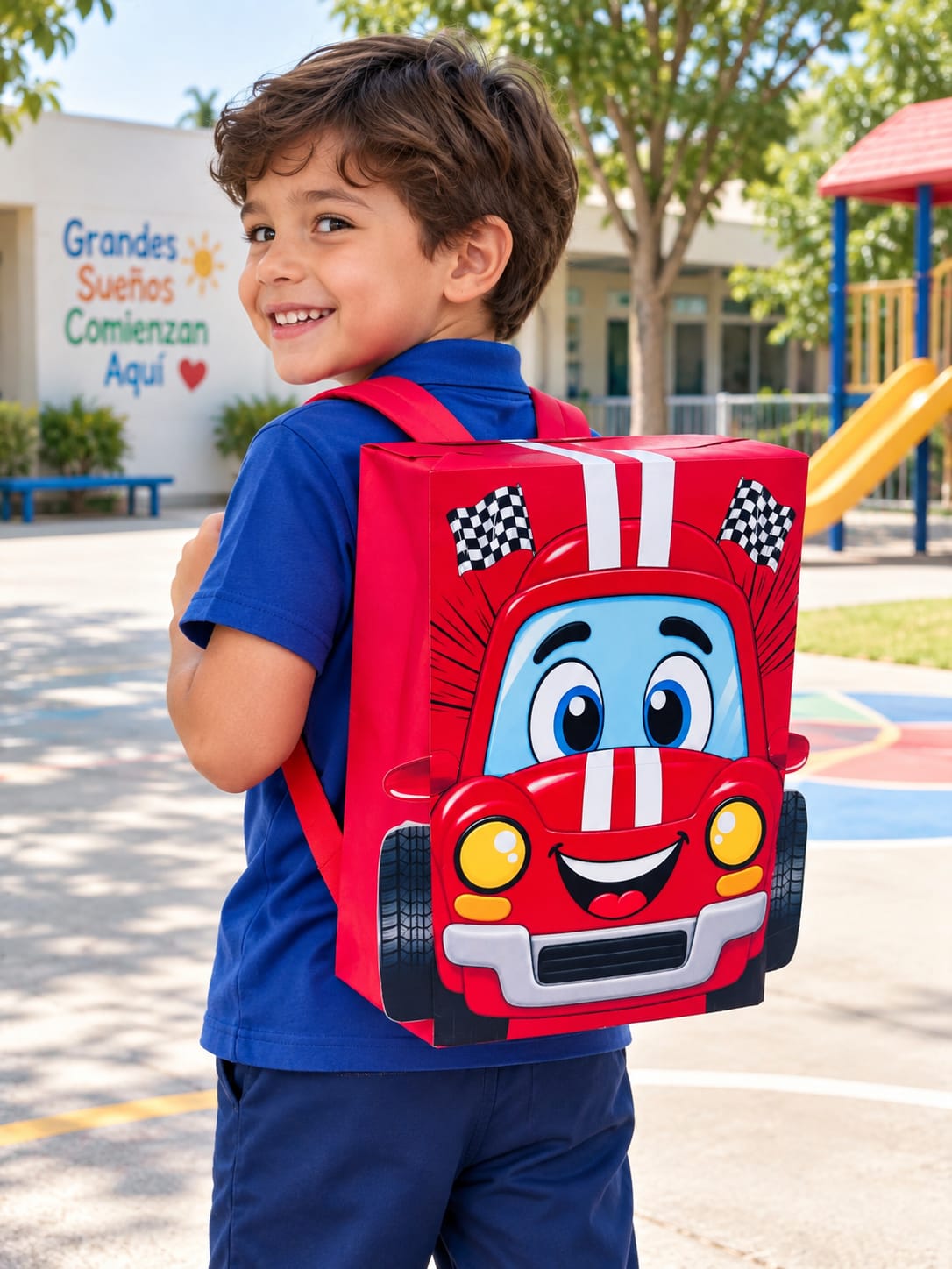 MOCHILA MALUCA CARRINHO - Imagem 2