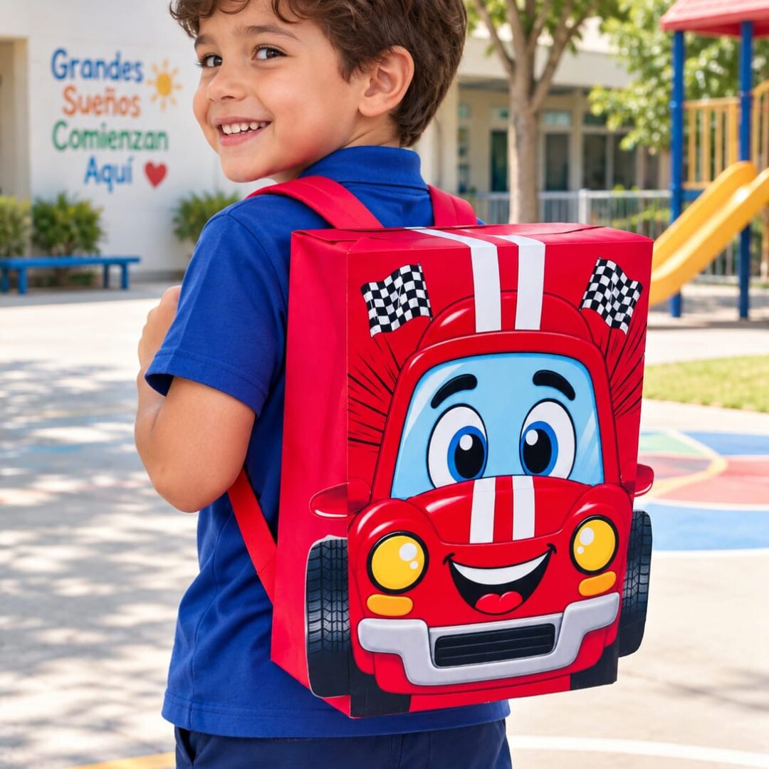 MOCHILA MALUCA CARRINHO