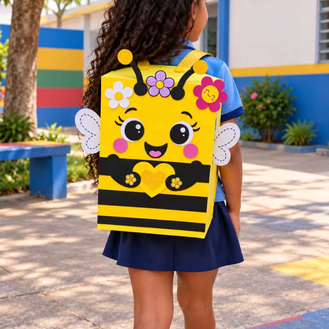 MOCHILA MALUCA ABELHINHA