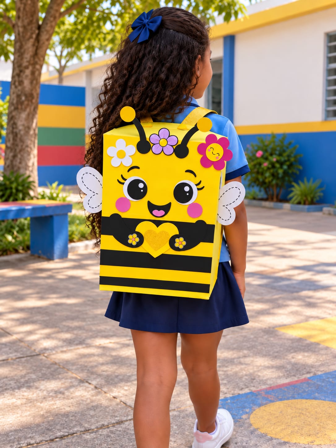 MOCHILA MALUCA ABELHINHA