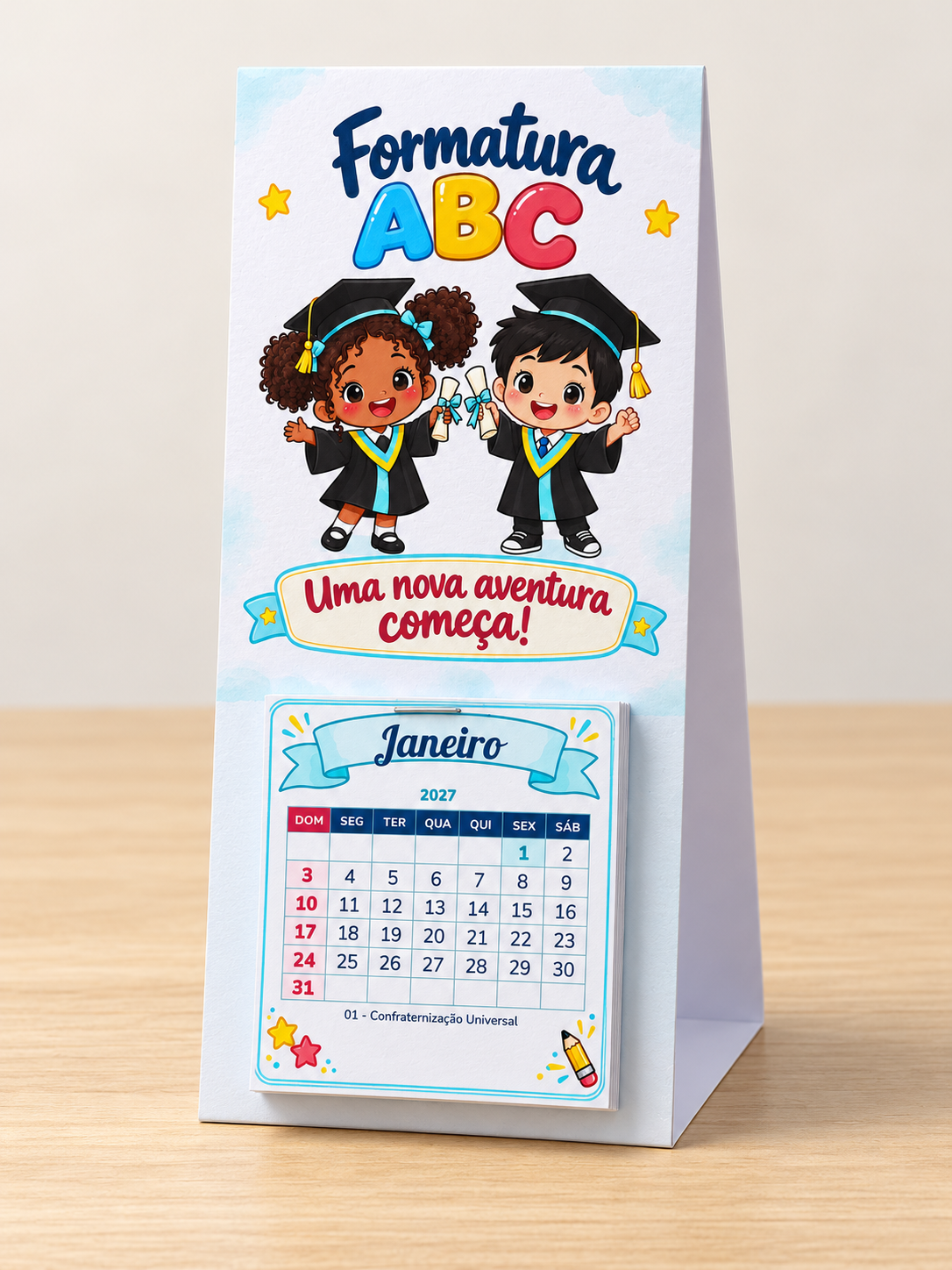 Calendário de mesa Formatura ABC 2027