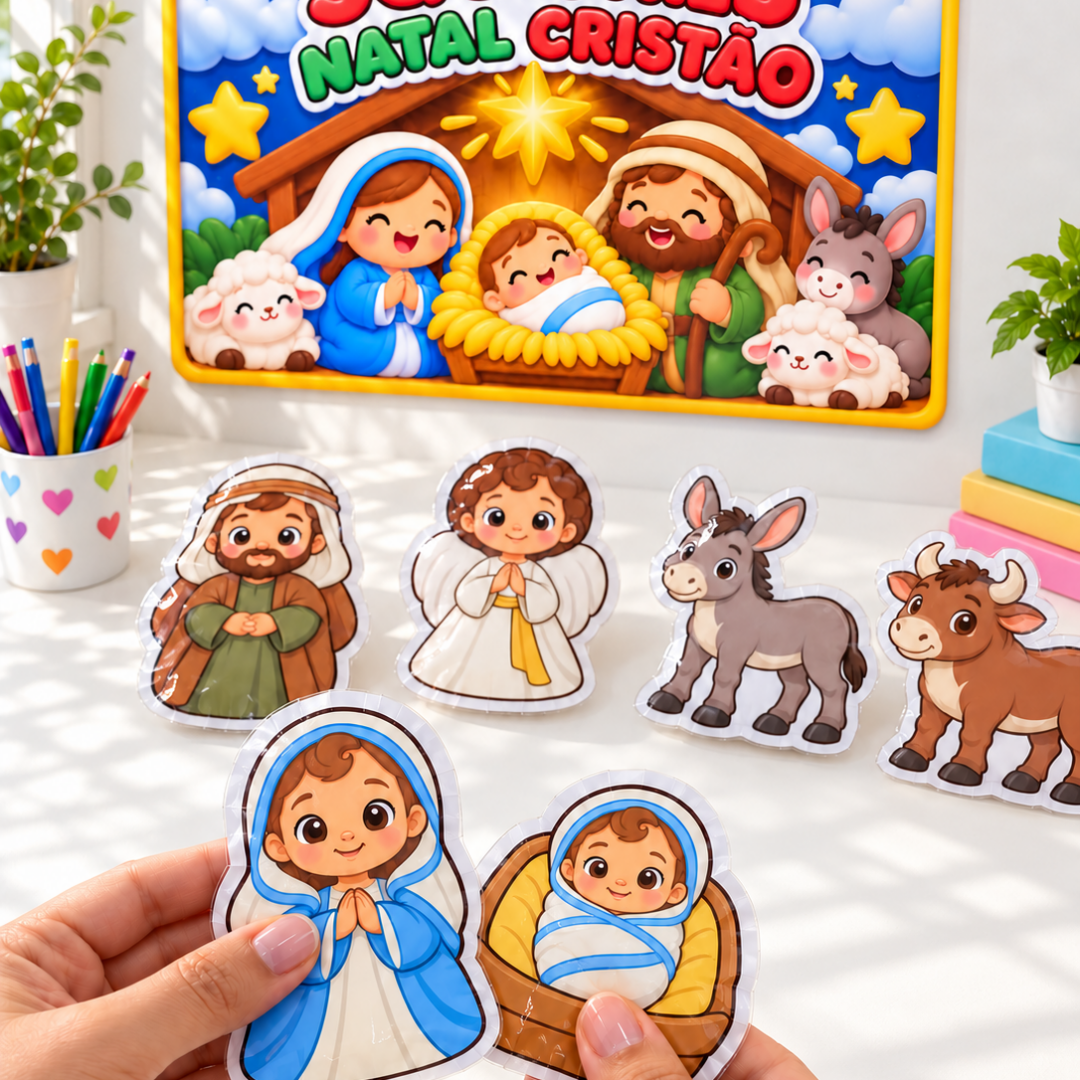 OFICINA DE SQUISHIES NATAL CRISTÃO