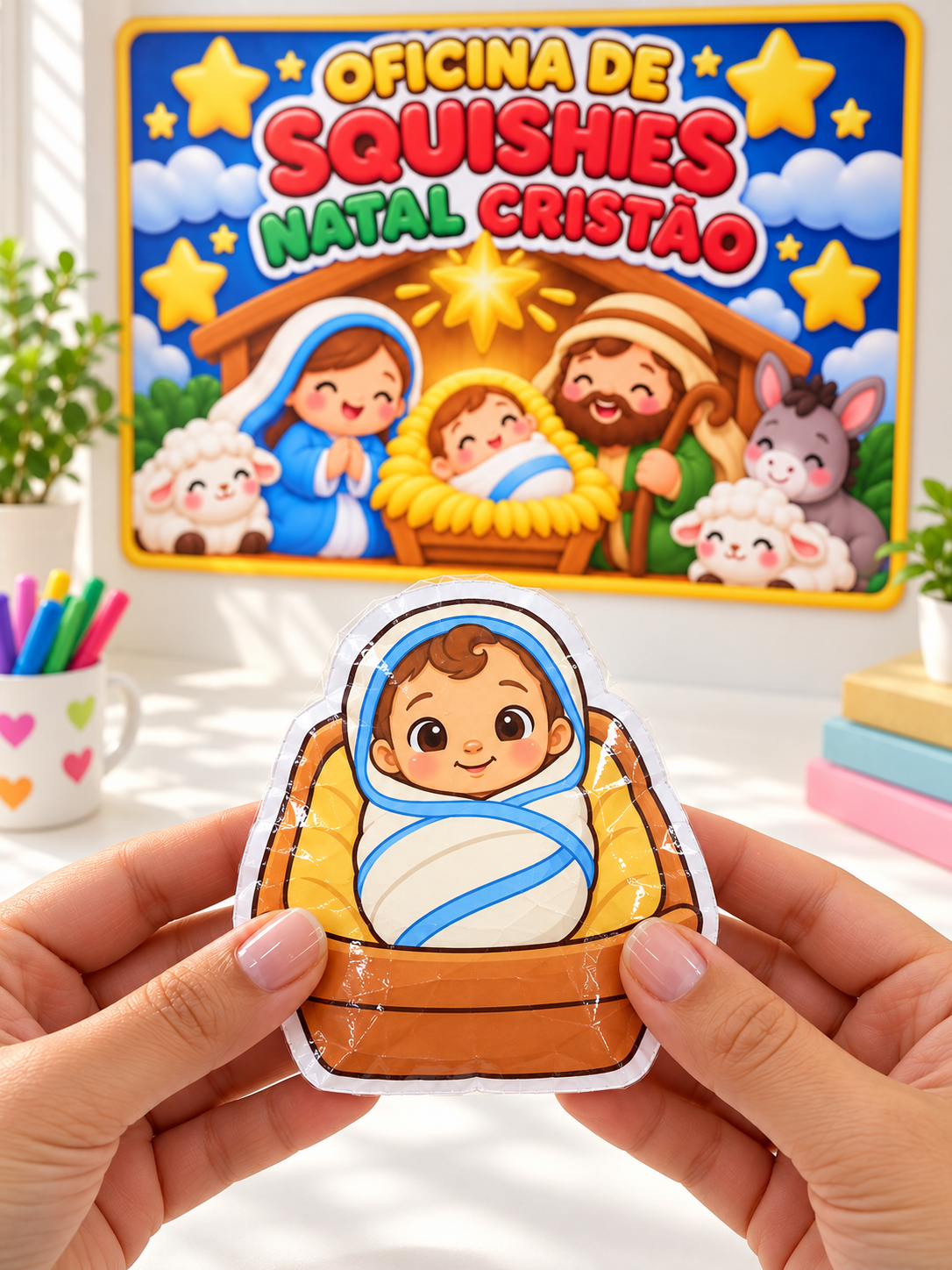 OFICINA DE SQUISHIES NATAL CRISTÃO - Imagem 3