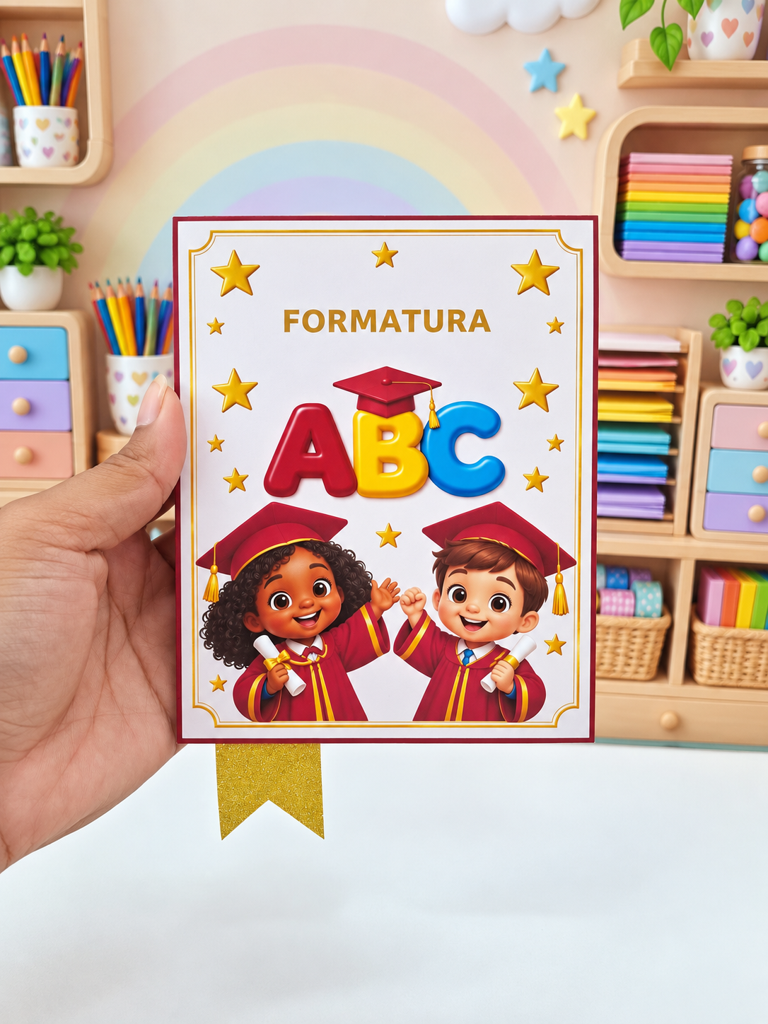 CONVITE FORMATURA ABC – CAIXA VERMELHA - Imagem 3