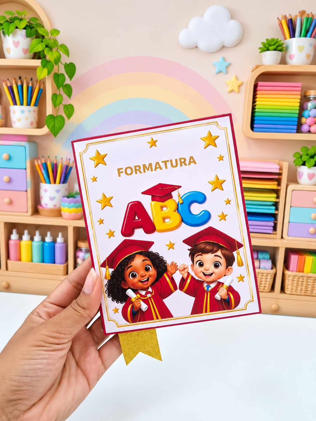 CONVITE FORMATURA ABC – CAIXA VERMELHA - Imagem 4