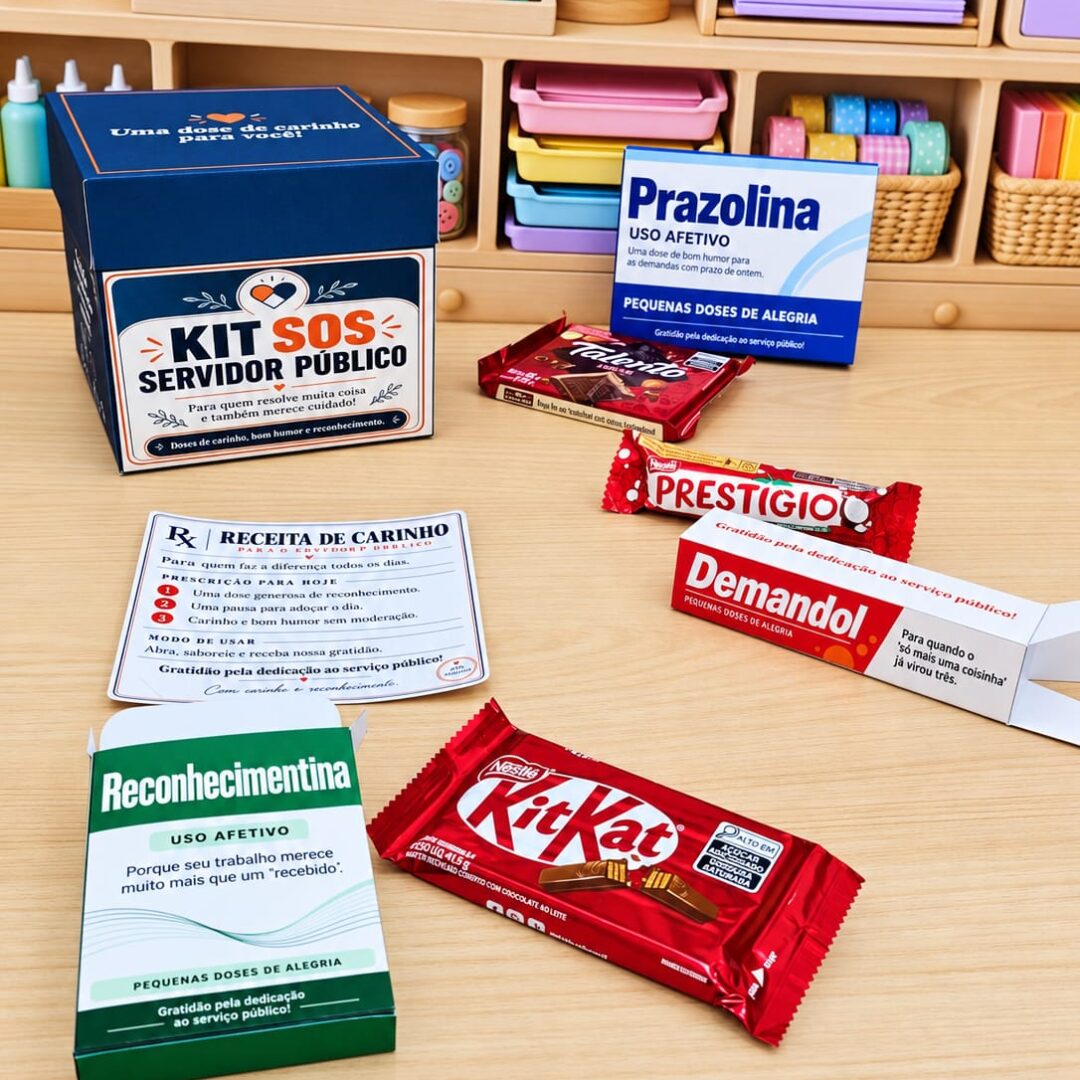 KIT SOS SERVIDOR PÚBLICO - LEMBRANCINHA