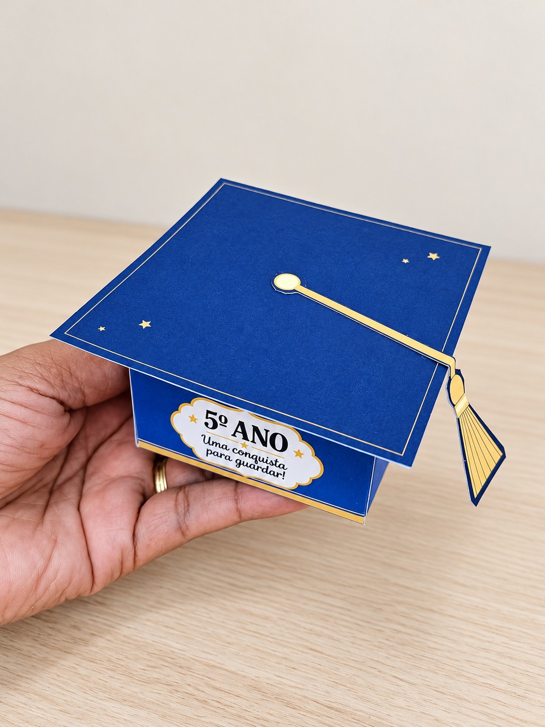 LEMBRANCINHA FORMATURA 5º ANO – CAIXINHA CAPELO - Imagem 2